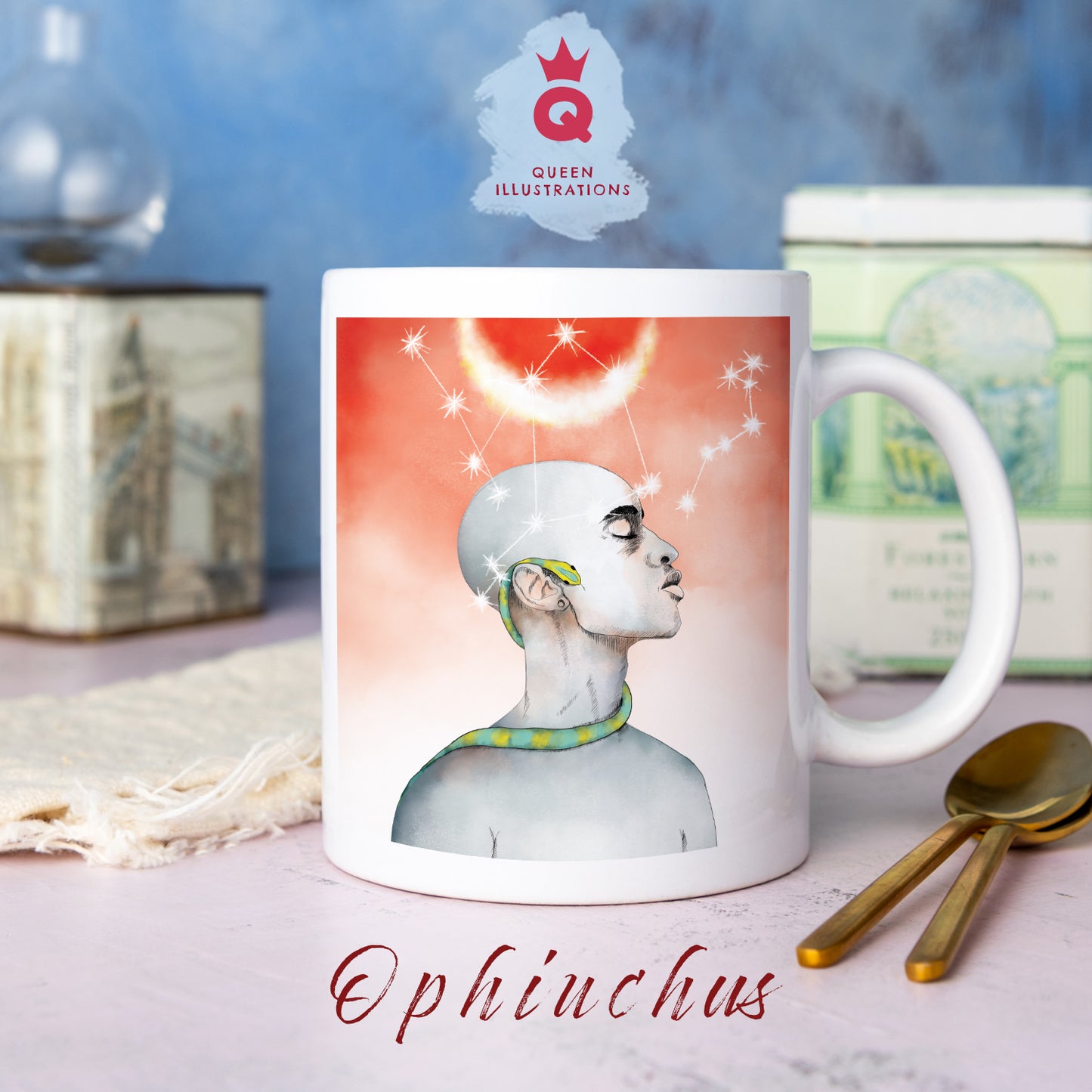 gay zodiac ophiuchus mug