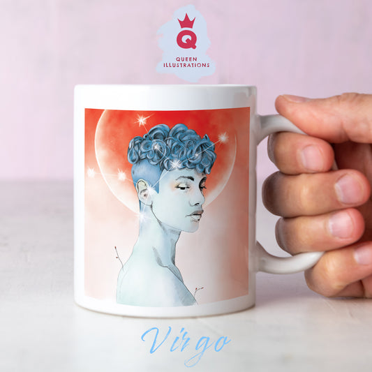 zodiac mug with a young man