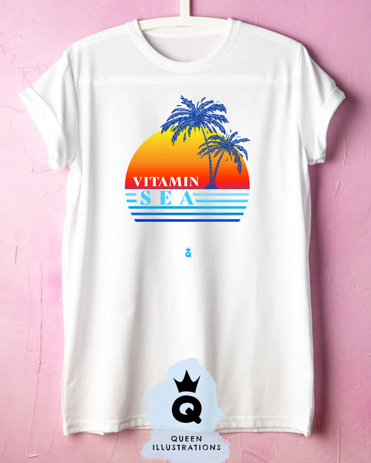 vitamin c, vitamin sea T-shirt, fun summer shirt