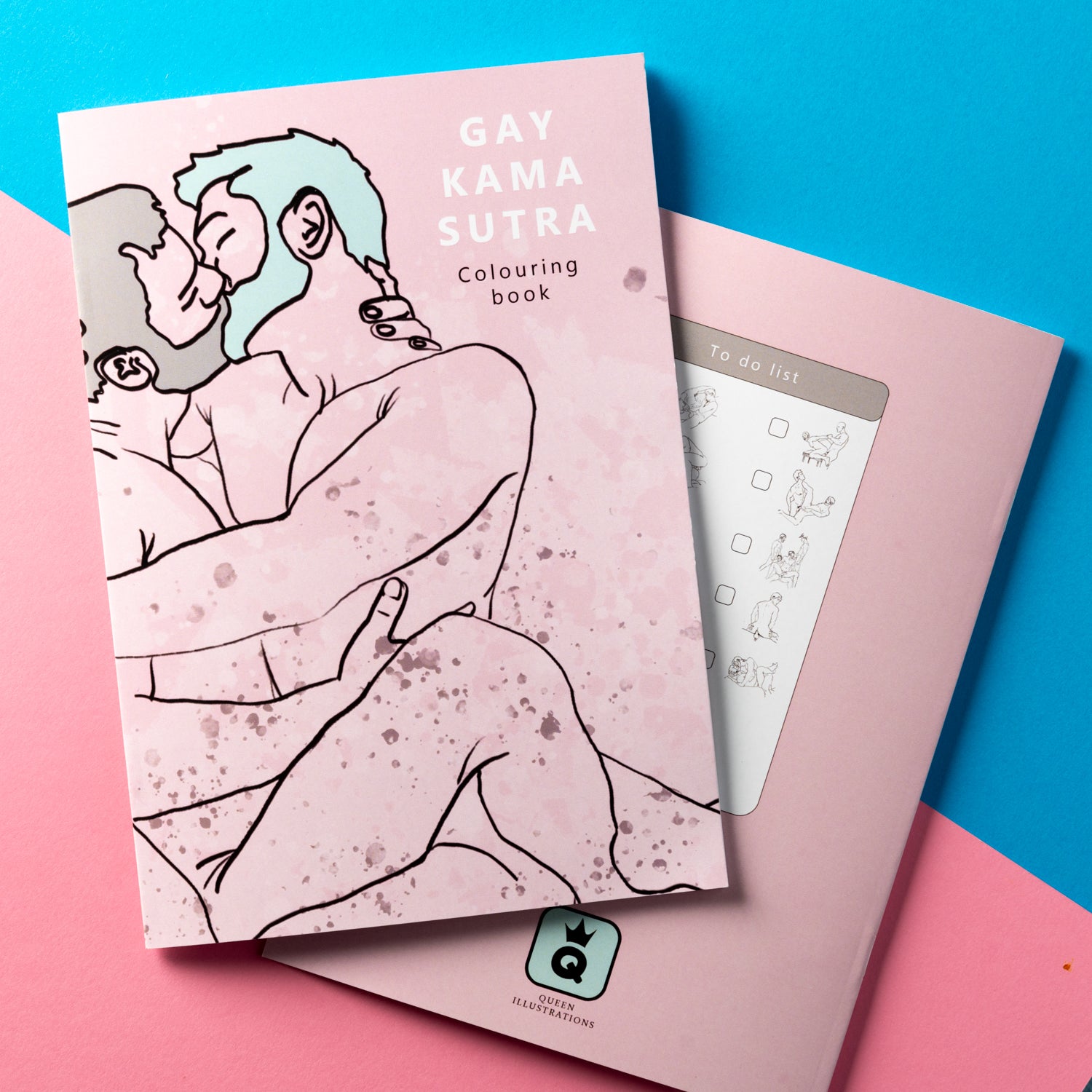 gay art, gay kama sutra  colouring book, naked homoerotic , sexy guys having sex